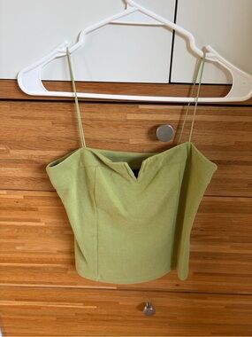 Line & Dot green knit tank top